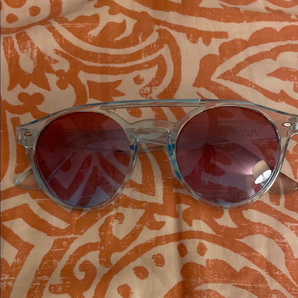 Stylish Blue and Red Sunglasses